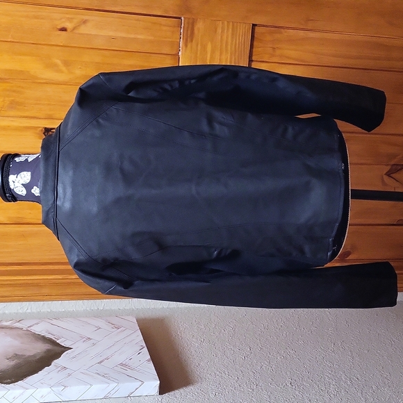 NWOT Marc New York Andrew Marc XXL Black Faux Leather Jacket - Picture 4 of 7